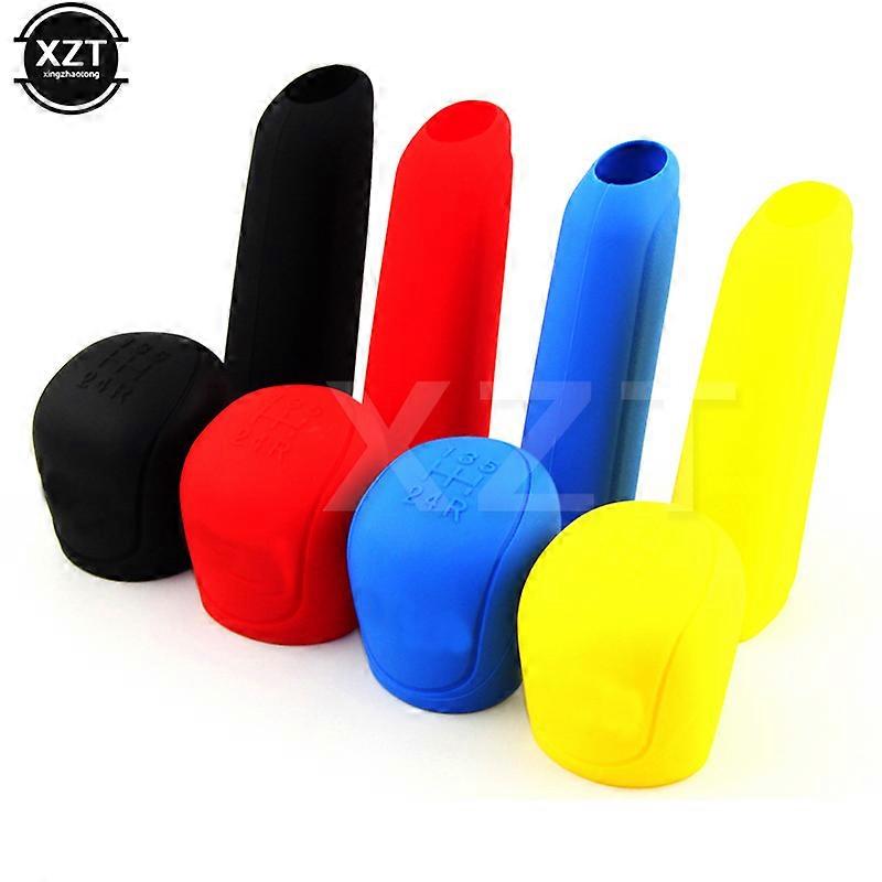 Silicone gear lever pommel, car brake cover, suitable for Ford Fox engines, universal car accessories, set of 2 rooms