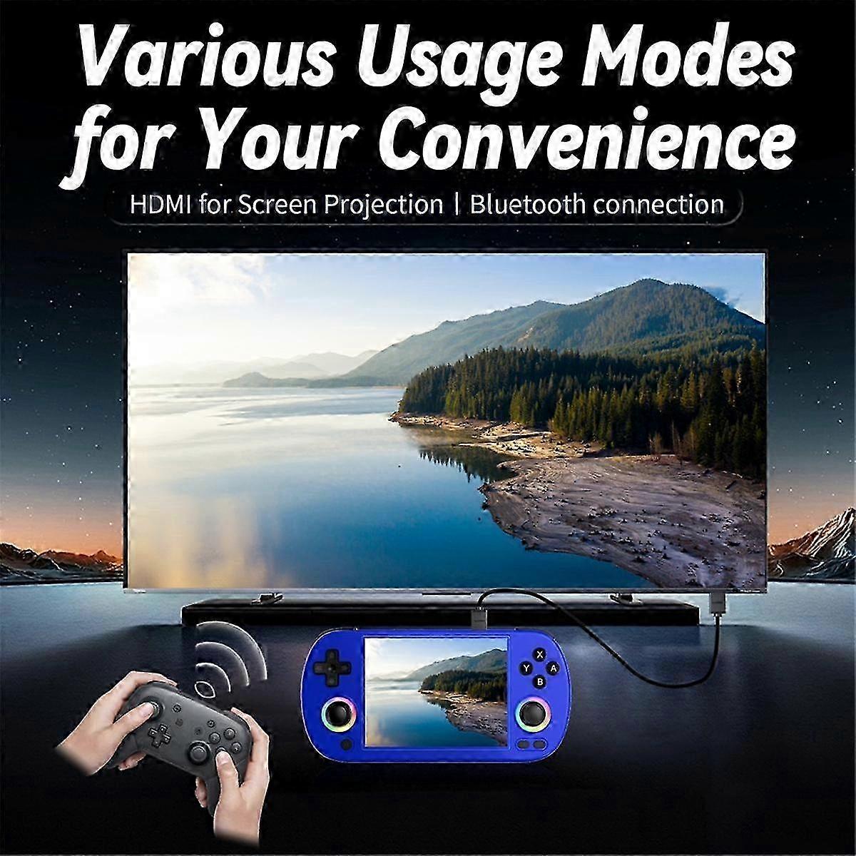 RG40XX H Retro Game Console 64G+128G 13000+ Games 4.0 Inch Screen 2.4 5G WIFI BT HD TV Output Video