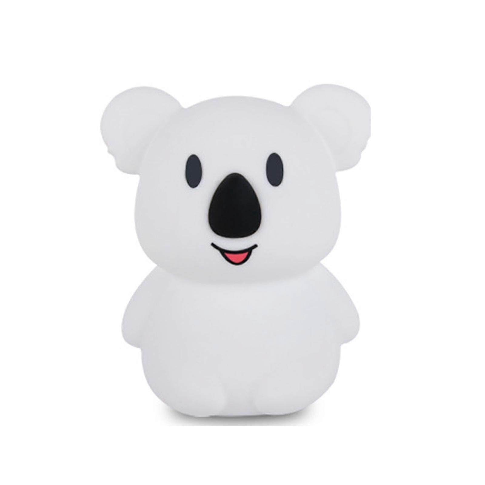 led night light bedside lamp color changing silicone nursery lamp for kids and baby wireless