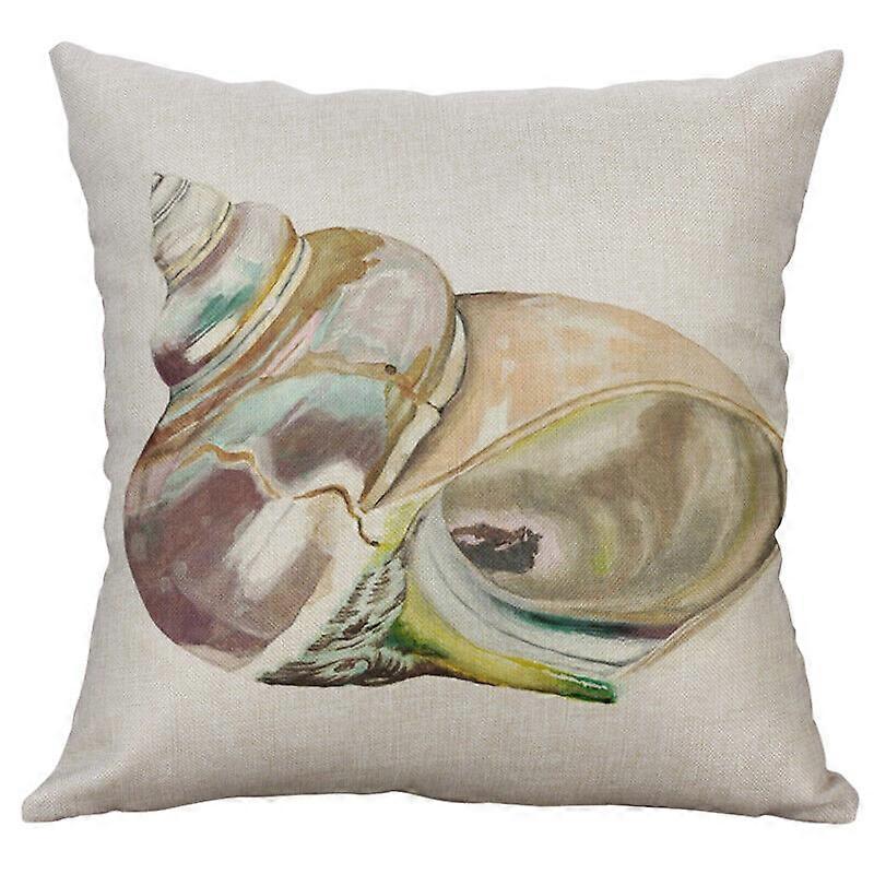 コンチプリントコットンリネンソファウエストクッションカバー枕カバー家の装飾デザイン2208jpjcjh