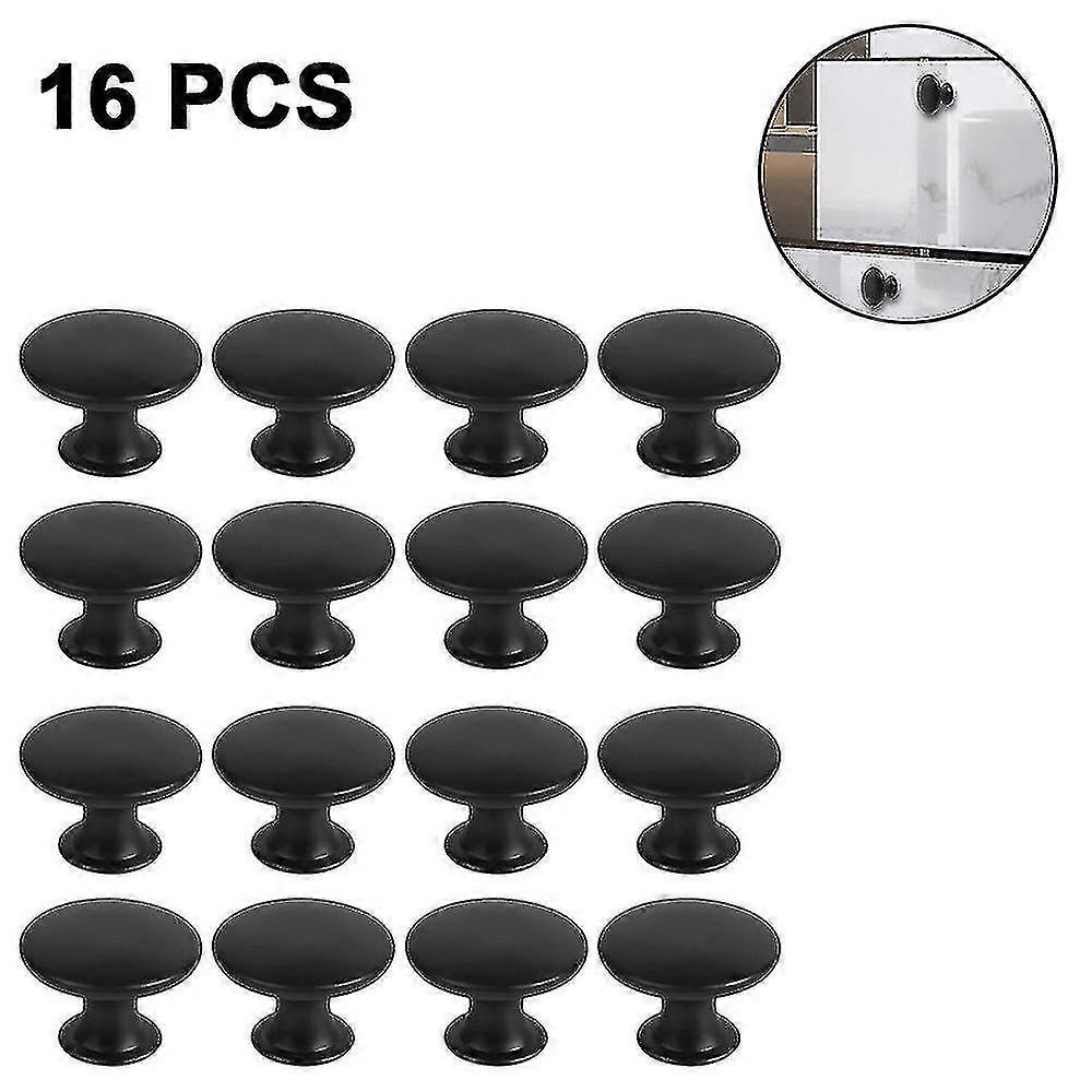 16 Pieces Cabinet Door Knobs, 30mm Vintage Dresser Knobs Set High Quality