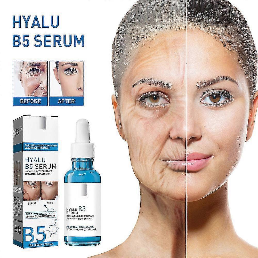 Hyalu B5 Pure Hyaluronic Acid Serum Triple Anti-aging Concentrate Repairing Essence, Replump Skin Smooth Tw