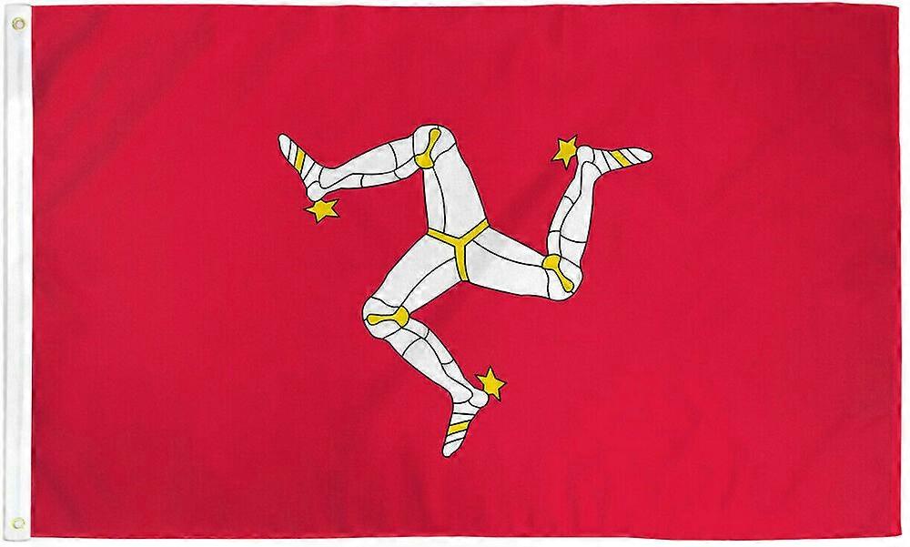 Autocollants Vinyle "Isle Of Man" – 4 Stickers 50 Mm, Brillants, Pour Voiture Ou Casque