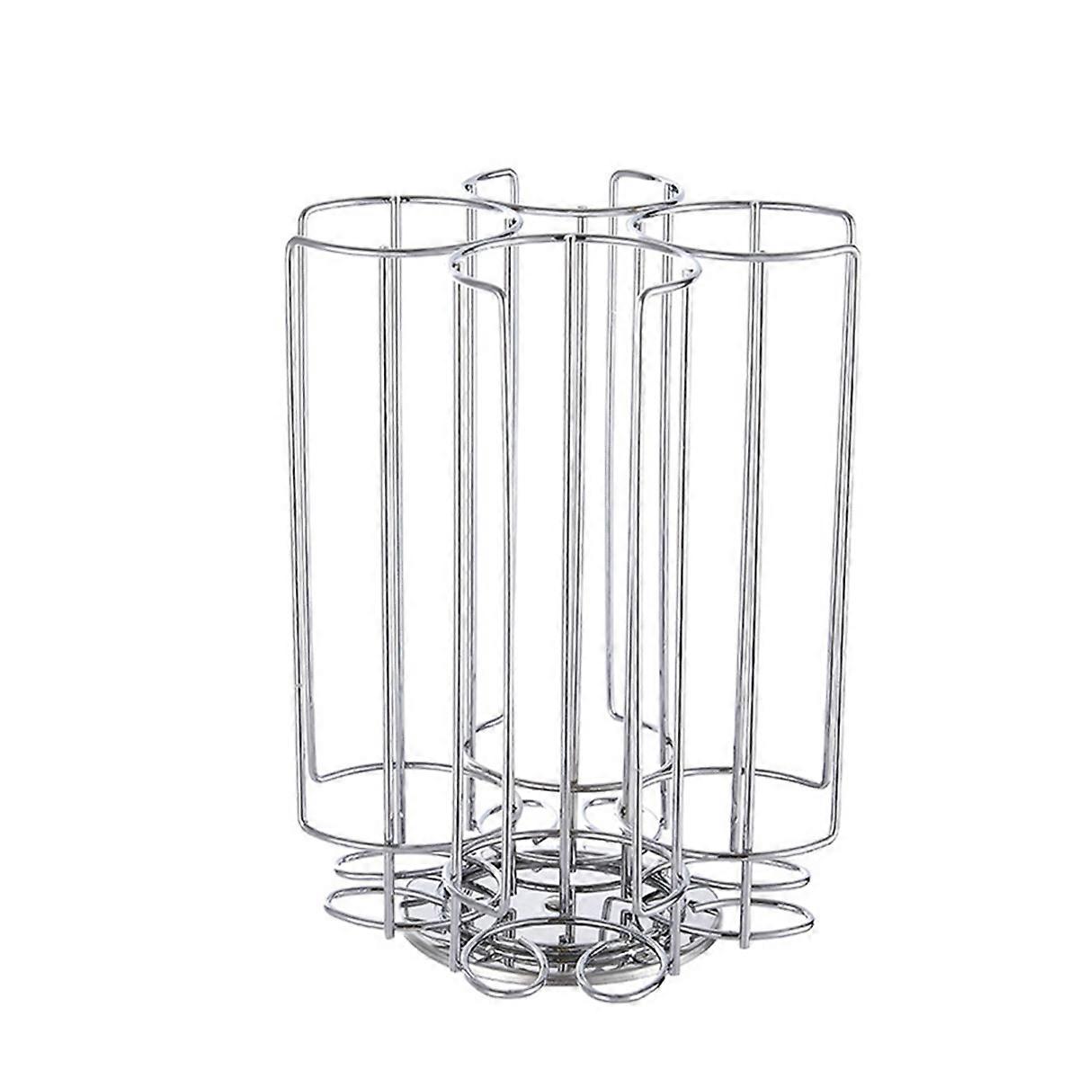Simple Style Rotating Capsule Coffee Pods Holder Storage Rack for 32 Capsules B