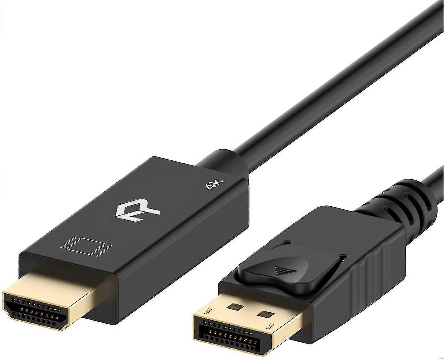 4k 1080p Displayport To Hdmi Conversion Cable Hd Dp To Hdmi Conversion Cable 1.8 Meters
