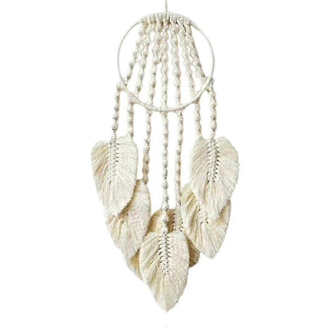 Wall Hanging Tapestry Hand-woven Bohemia Style Layer Wave Macrame-b