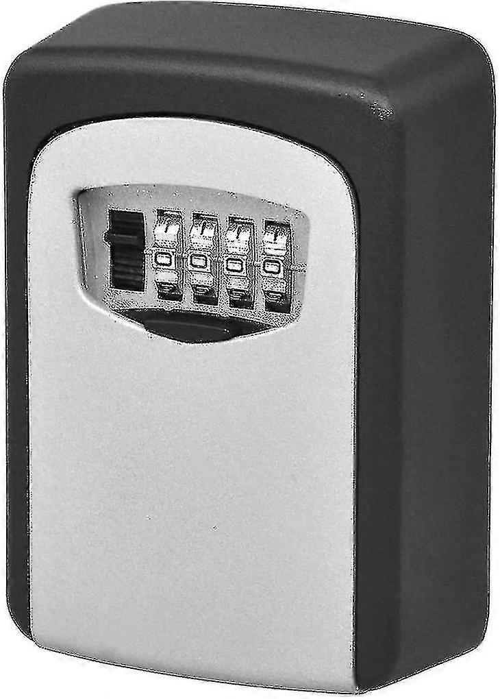 B4-digit Key Lock Box - Outdoor Waterproof Hidden Wall Mounted Key Safe - Keep Your Keys Secure.