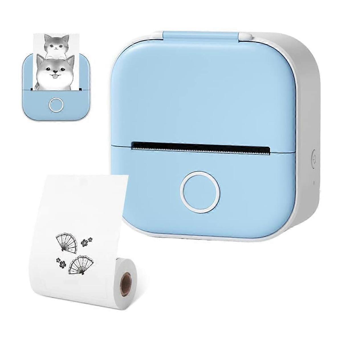 Print Pod Sticker Printer, Mini Pocket Printer, Inkless Sticker Printer Portable Mini Thermal Print