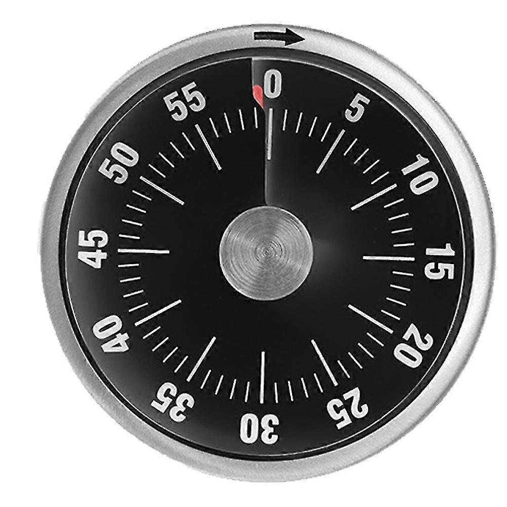 60-minute Classroom Visual Timer For Kids And Adults, Mechanical Kitchen Timer Clock With Magnetic Backing,black