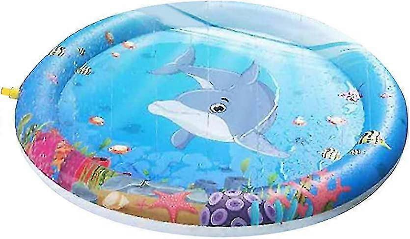 Jet And Water Splash Gaming Mats, Splash Sprinkle Play Mat, Garden Pool Beach Portable Pvc Foldable