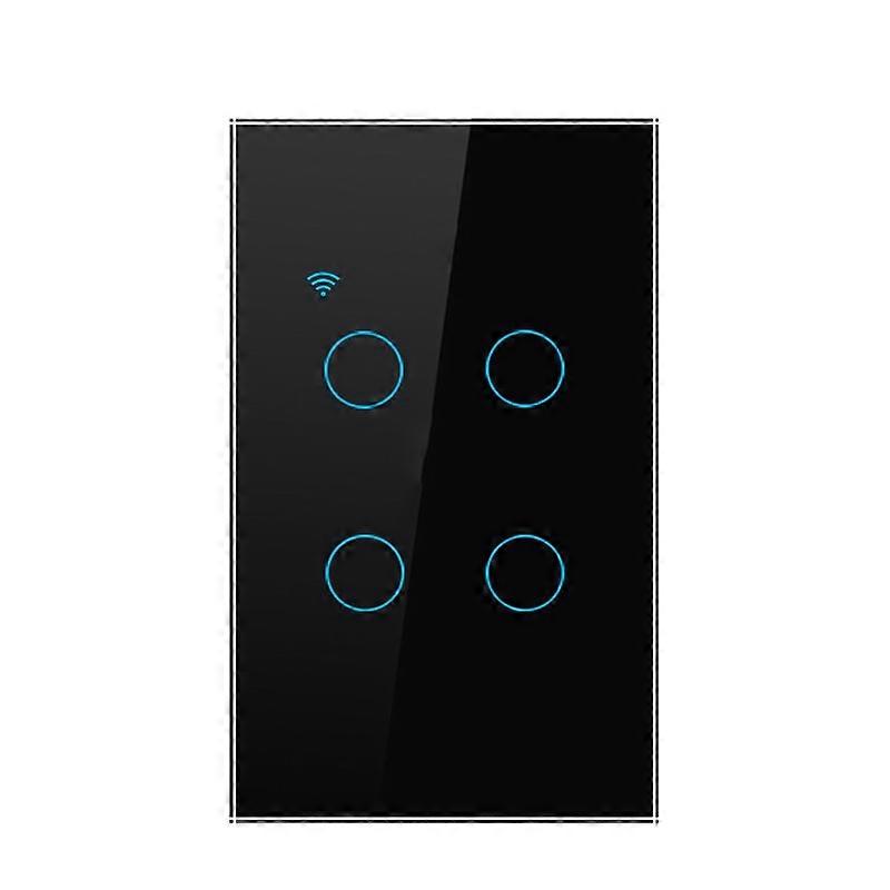 Aubess WiFi Smart Switch 1/2/3/4 Gang US/EU Light Switch Need Neutral Wire