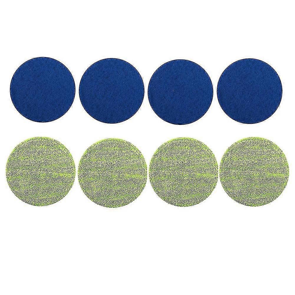 8pcs Replacement Pad For Cordless Electric Mop Sweeper Wireless Electric Mop Scrubber Pad, Blue+gre