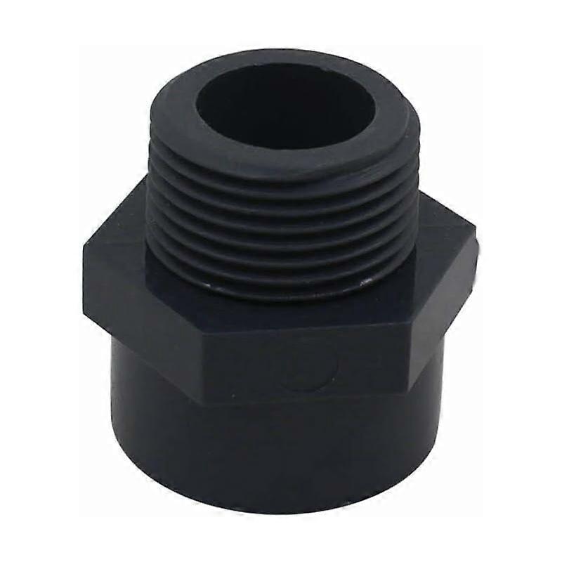 Male pvc threaded end 20 mm swimming pool screw joint pvc joint fitting pvc threaded sleeve (Internal Diameter 20mm - 1/2 thread)
