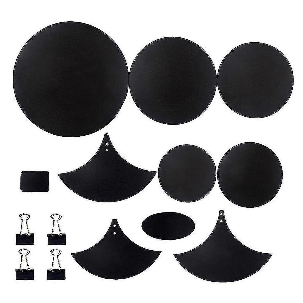 14pcs/set Rubber Foam Tambor Bass Snare Drum Sound Off Quiet Mute Practice Pad Set Musical Instrume