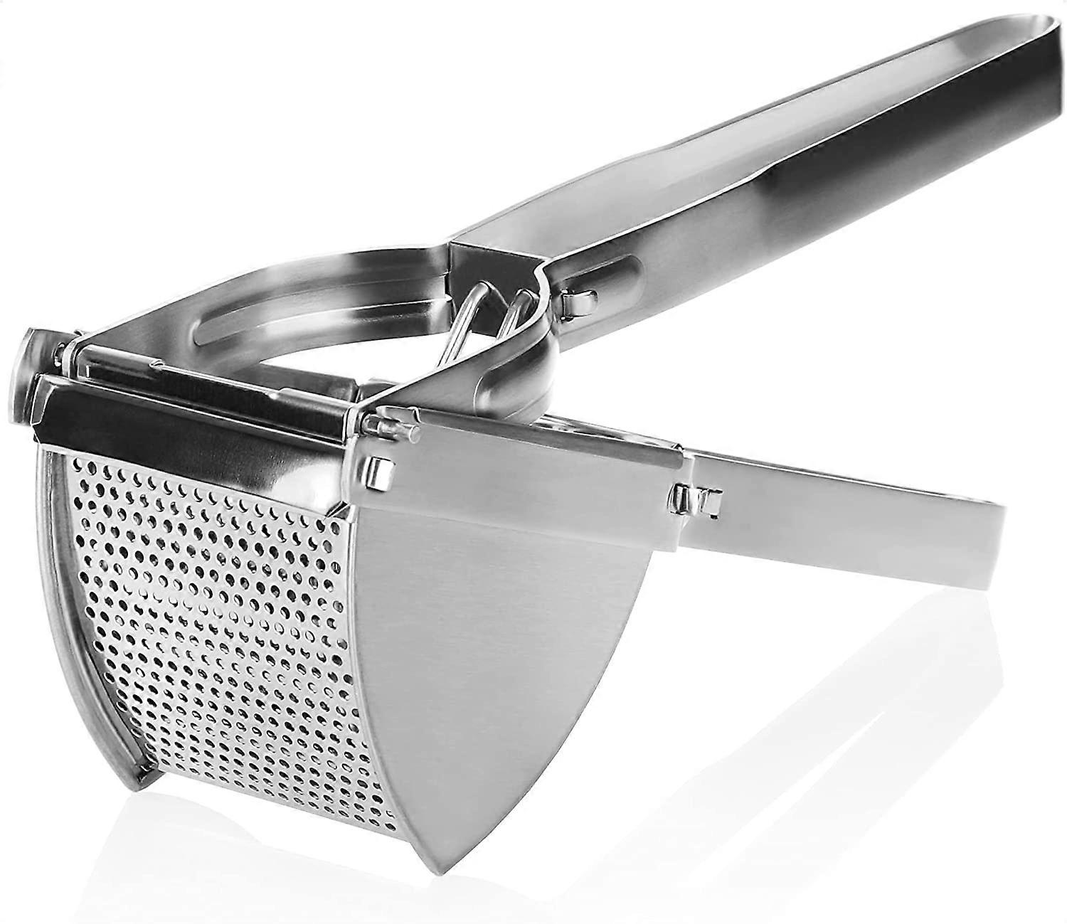 Stainless potato press,spaetzle press-l:30 cm(Stainless-wide handle)