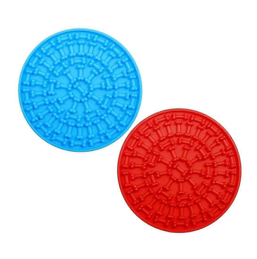 الكلب تسرب وسادة مع شفط كوب 2 قطعة للكلاب تغذية بطيئة الاستحمام