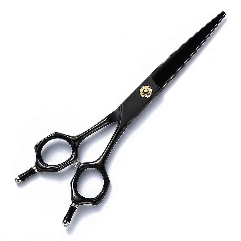 Professional Hair Thinning Scissors, Black Flat Scissors, barber tool.