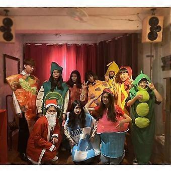 Christmas Party Outfit Funny Christmas Fancy Dress Carnival Party Funny  Food Cosplay Halloween Costume For Adult