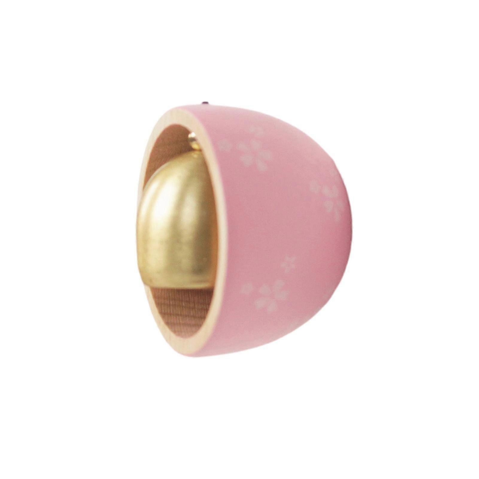 Sonnette en bois Sharp Sound Punch Free Simple Installation Rétro Style Magnétique Décoration De Sonnette D’entrée