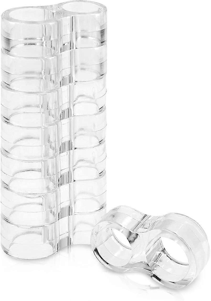 Set of 8 pieces PVC door handle stopper - Transparent wall door stopper set - Rubber Wall protection door handle window handle - Window stopper