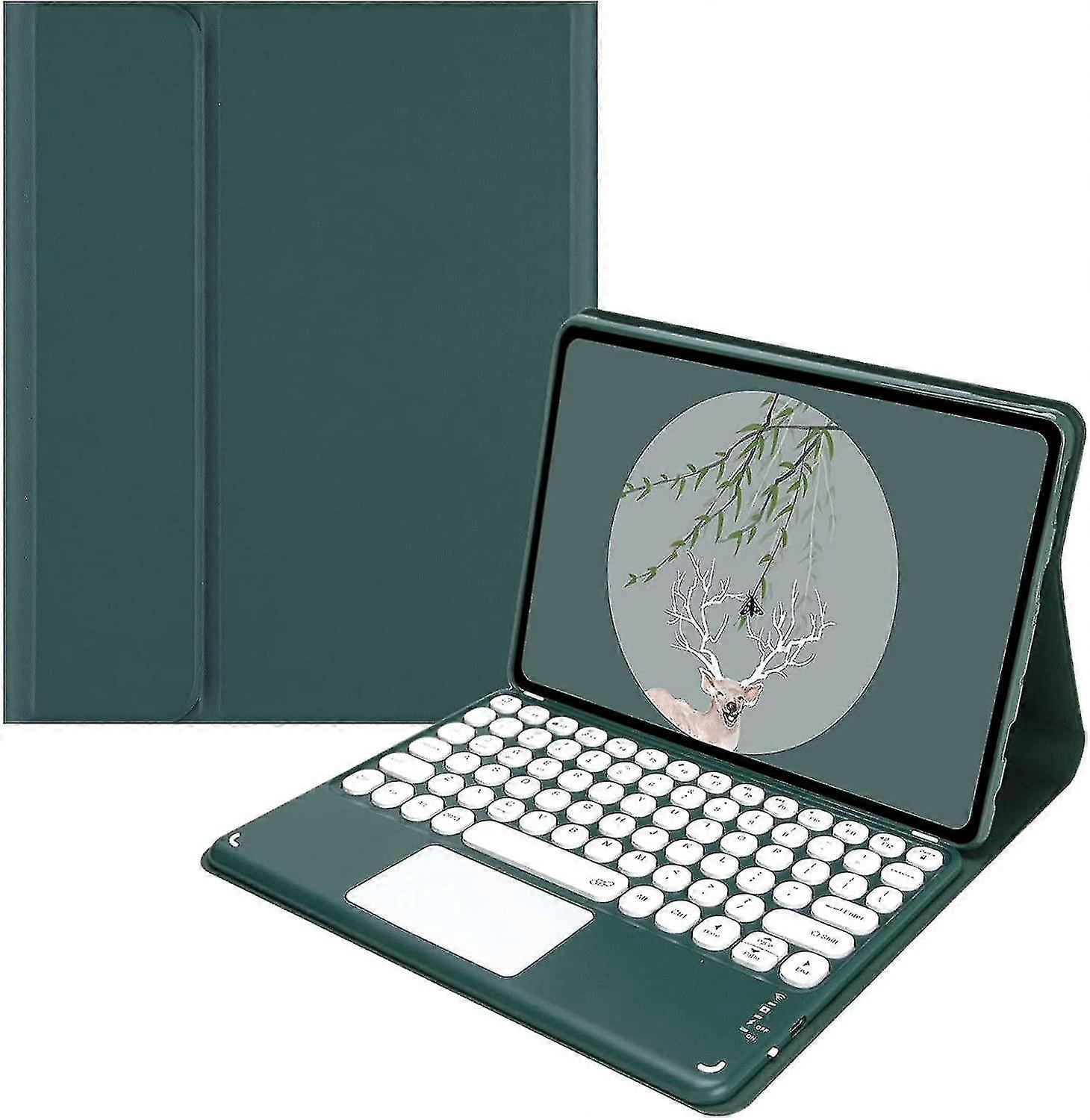 Keyboard Case For Lenovo Tab P11 Pro 11.5-inch (model: Tb-j706f/j706l) 2020 Release, Detachable Wireless Touchpad Keyboard, Pu Leather Folio Cover, Sl