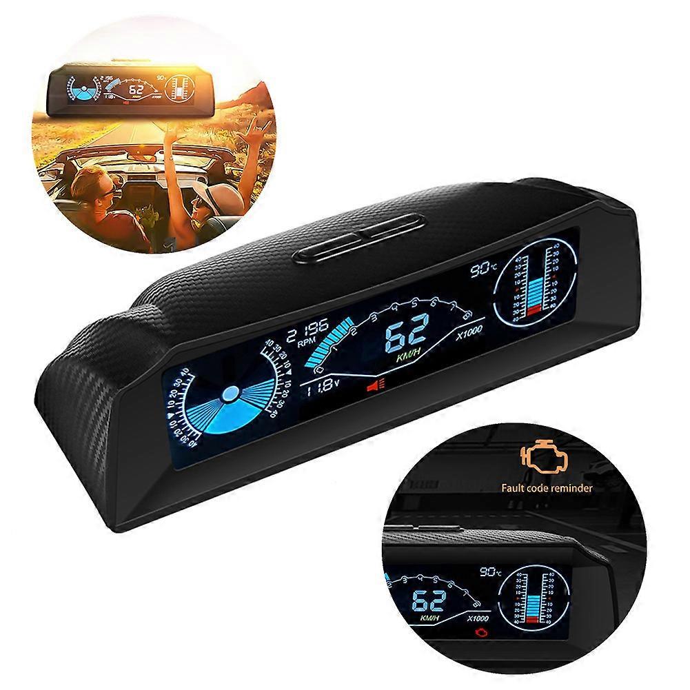 Universal Hud Heads Up Display OBD2 Digital Speedometer With USB Altitude Speed Projector Film Over Speed For Cars