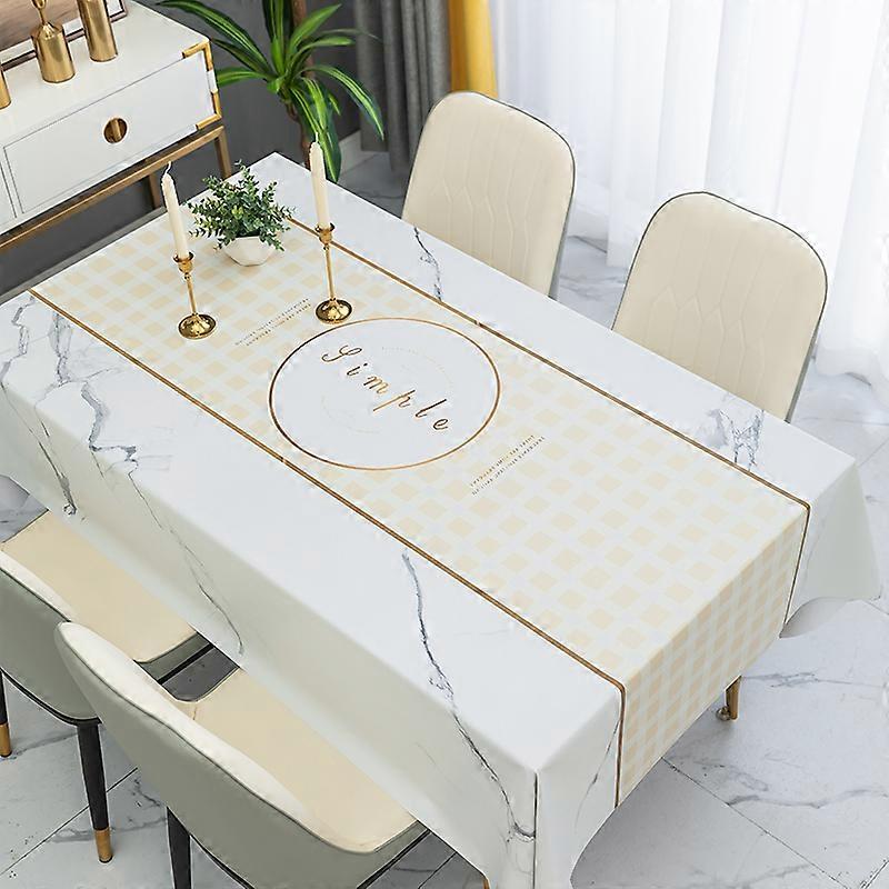 Nordic Style Fashion Simple Tablecloth Waterproof Ins Table Cloth Rectangular Coffee Table Table Mat Restaurant Tablecloth
