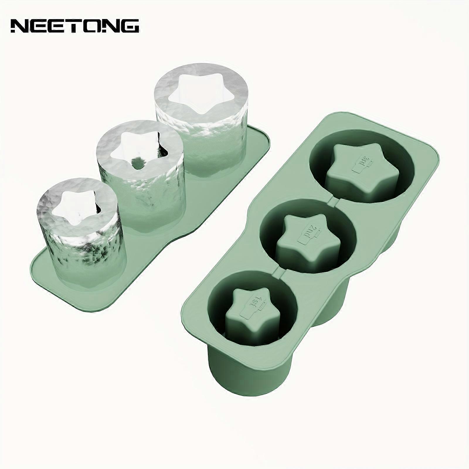 Silicone Ice Cube Mold for Tumblers, Star-Shaped Reusable Ice Mold Tray, Fits 20oz, 30oz and 40oz Cups - Compatible with Multiple Tumbler Sizes