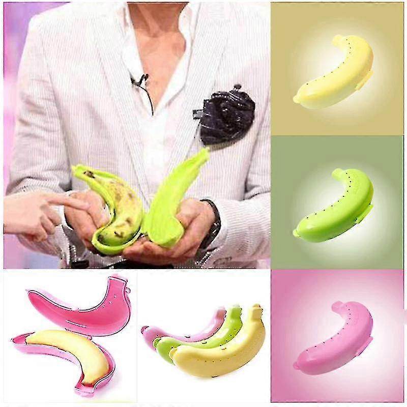 食品容器バナナ収納ボックス耐久性のない無毒プラスチックポータブル屋外フルーツクリスパーガードホルダー用
