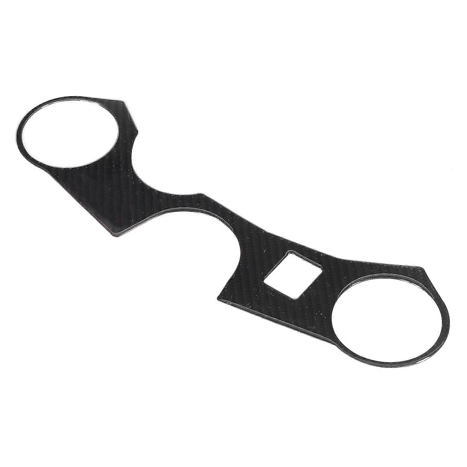 3D Carbon Fiber Style Top Yoke Sticker Triple Tree Protector Replacement for GSXR600 750 1000 K6 K7 K8
