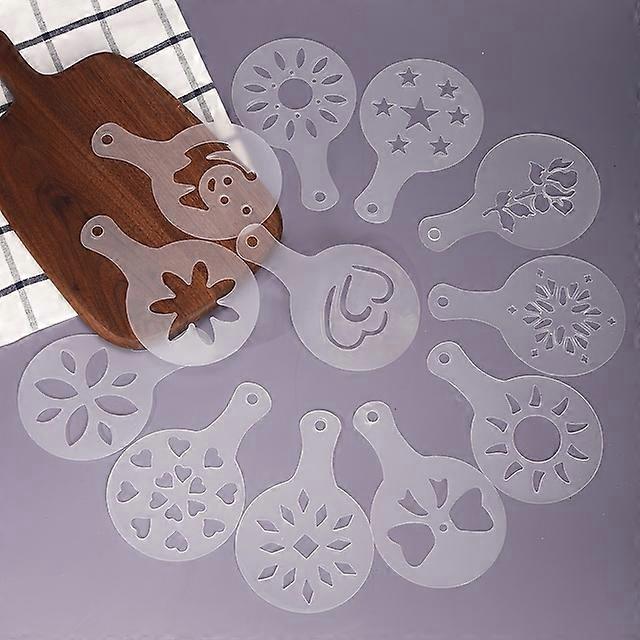 Latte Art Template, Coffee Decorating Tool, Beginner Barista Homemade Coffee Tool