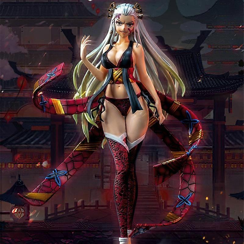 Anime Demon Slayer Kimetsu No Yaiba Figure Giyuutarou Daki Kokushibo Tsugikuni Yoriichi Douma Inosuke Action Figures Model Toys