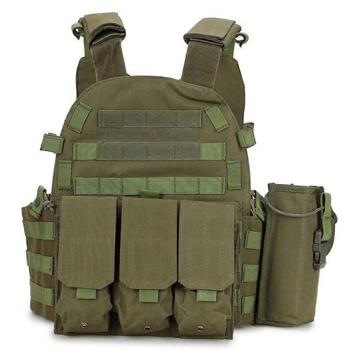 600D Oxford Tactical Vest Outdoor Molle Hunting Vest Adjustable Modular Gear for Training Gaming