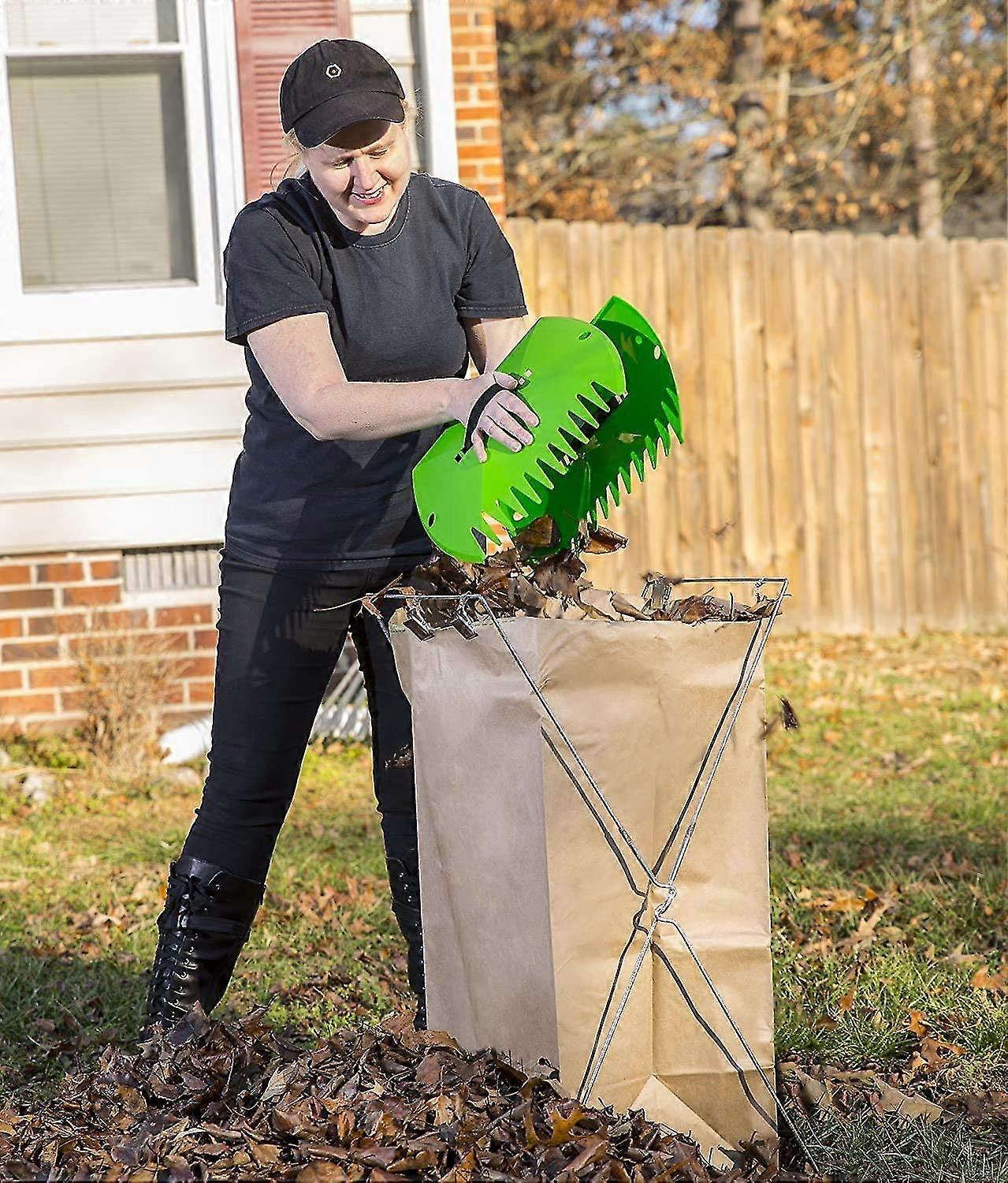 Lawn S - Easy And Durable En Hand Rake And Yard Leaf Scoop Tool