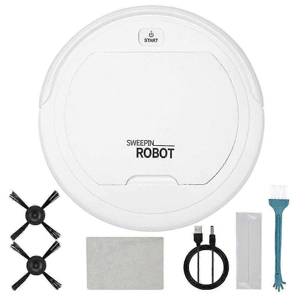 Automatic Robot Cleaner Smart Floor Robot Vacuum Auto Cleaner, White