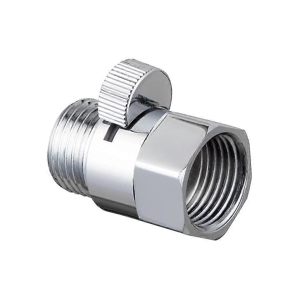 Shower Head Flow Control Valve Shut-off Switch Flow Restrictor Connector Brass Universal Replacement Shower Head
