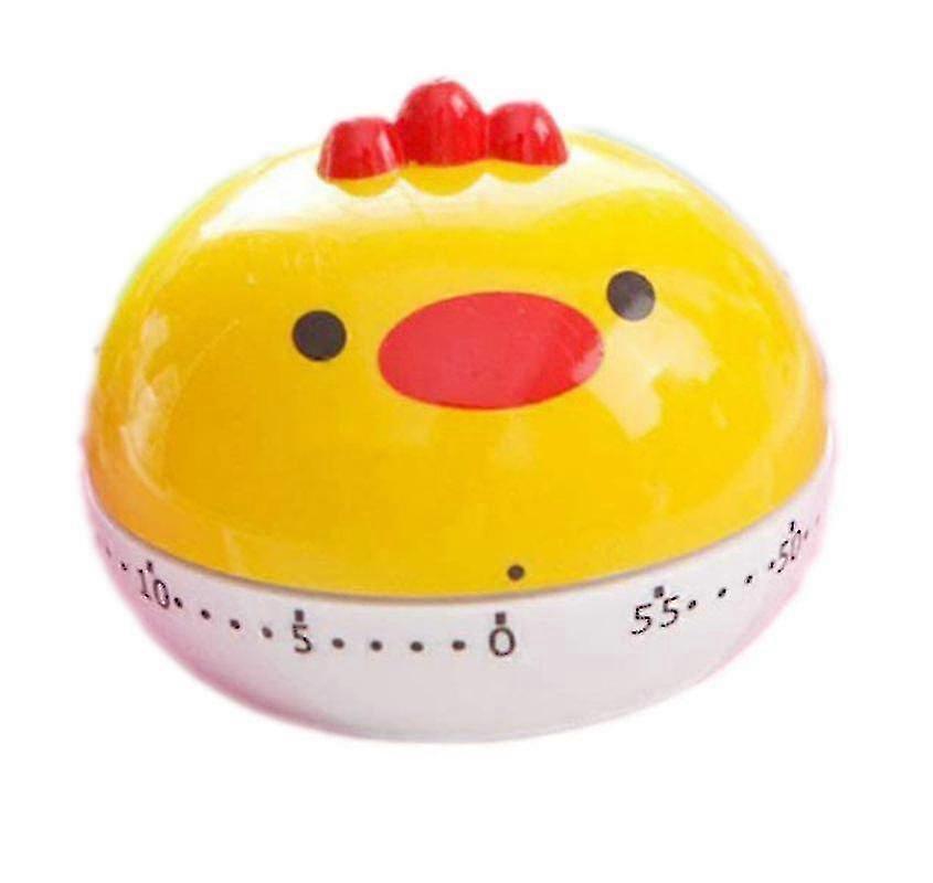 Kitchen Timer With Cute Cartoon Chicken Motif, Mechanical Timer