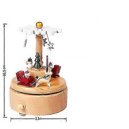 クリエイティブオルゴール木製オルゴールガールズカルーセルチルドレンバレンタインデーガールフレンド誕生日Qixiフェスティバルギフト
