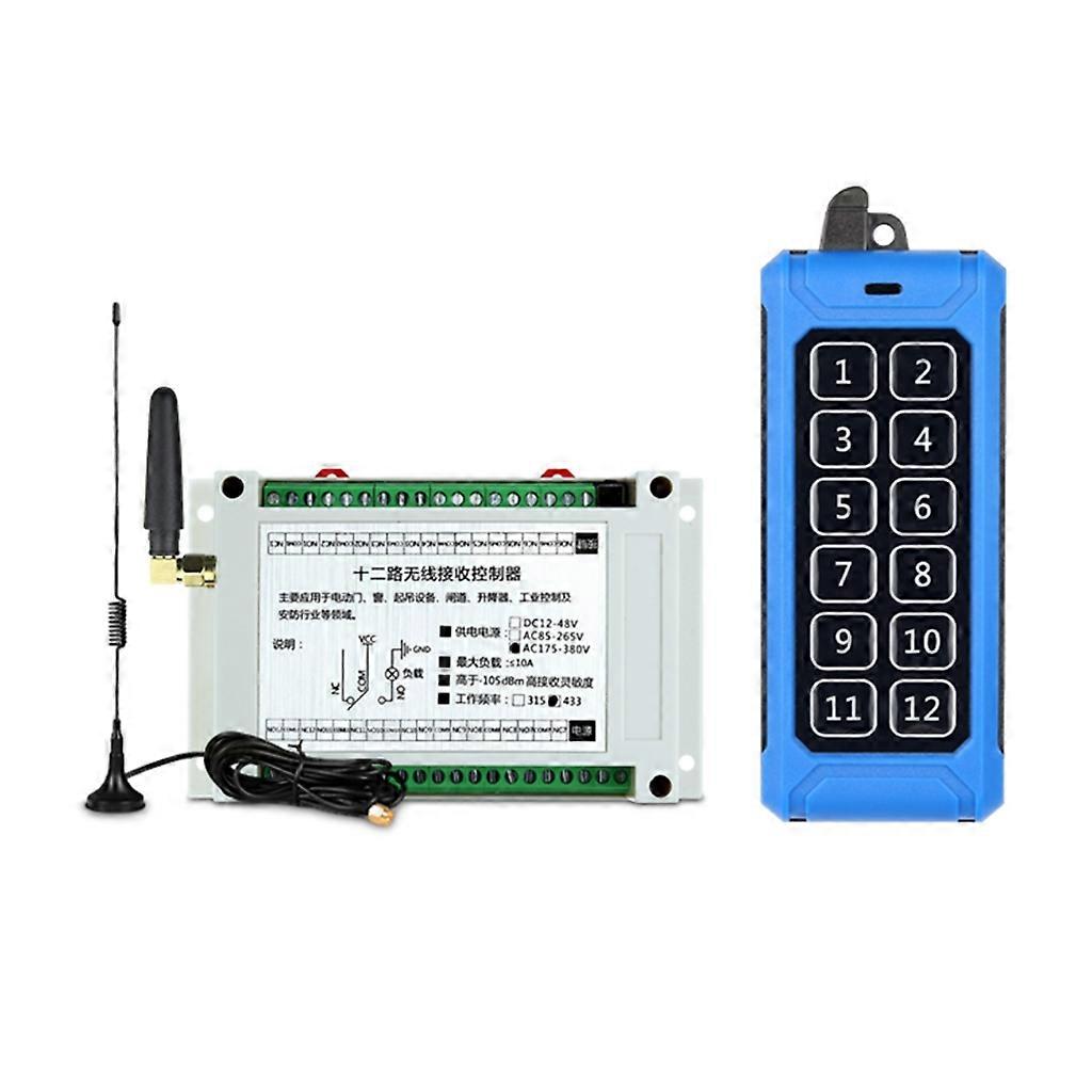 315Mhz 433MHz Receiver Wireless Remote Control Switch Motor Controller 12V-48V