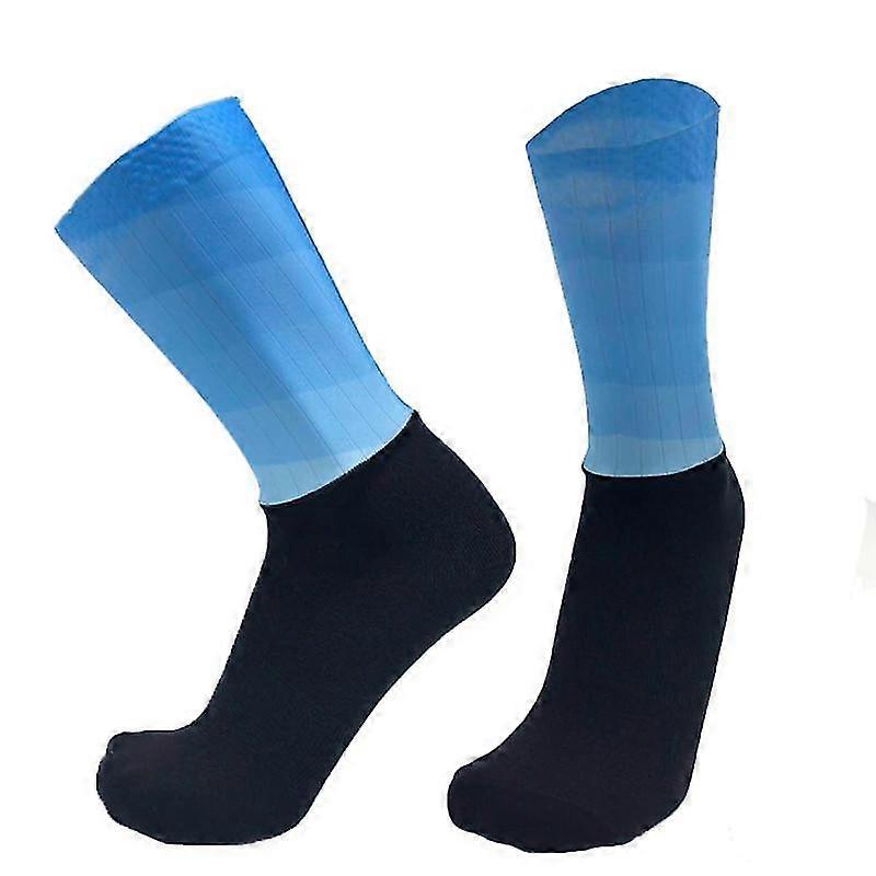 1 Pair Gradient Road Cycling Socks