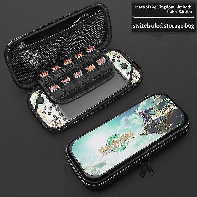 Zelda Tears Of The Kingdom Theme Switch Case For Switch/switch Oled, Hard Portable Switch Storage Bag, Switch Accessories