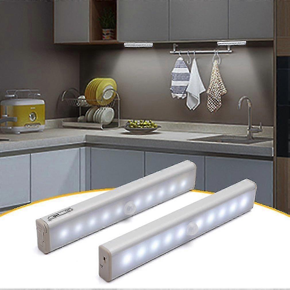 6/10 Led Motion Sensor Light Wireless Led Night Light Closet Night Lamp For Bedroom Kitchen Cabinet Staircase Backlight