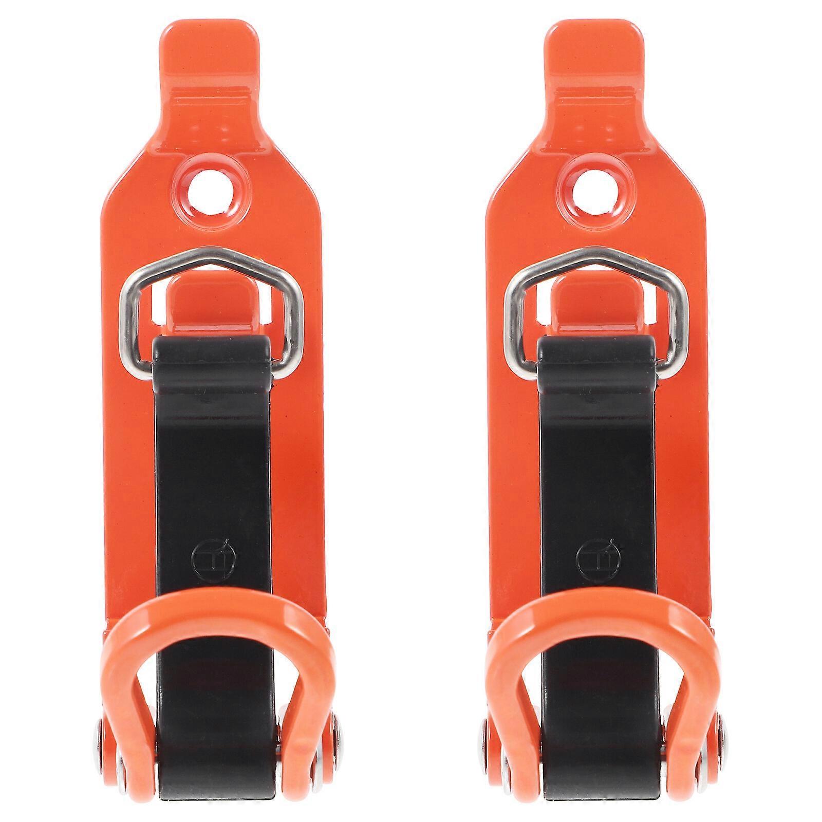 2 stk spadestativer Spadefeste for takstativ Metallklemmemonteringssett Spadeholderklemmer