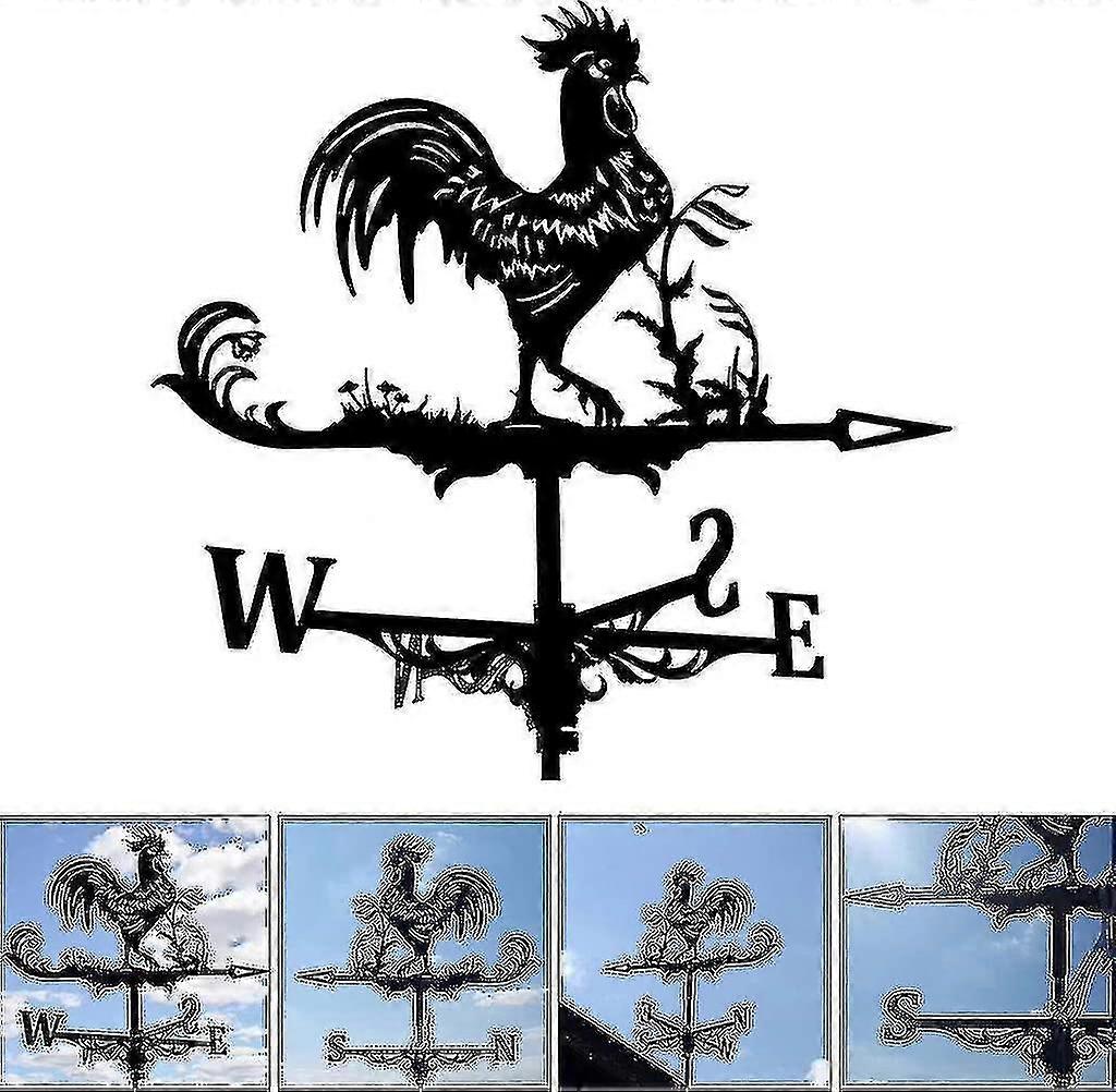 בית נירוסטה חווה מזג אוויר Vane מחוון כיוון הרוח גן חיצוני כלי מדידה-MXBC