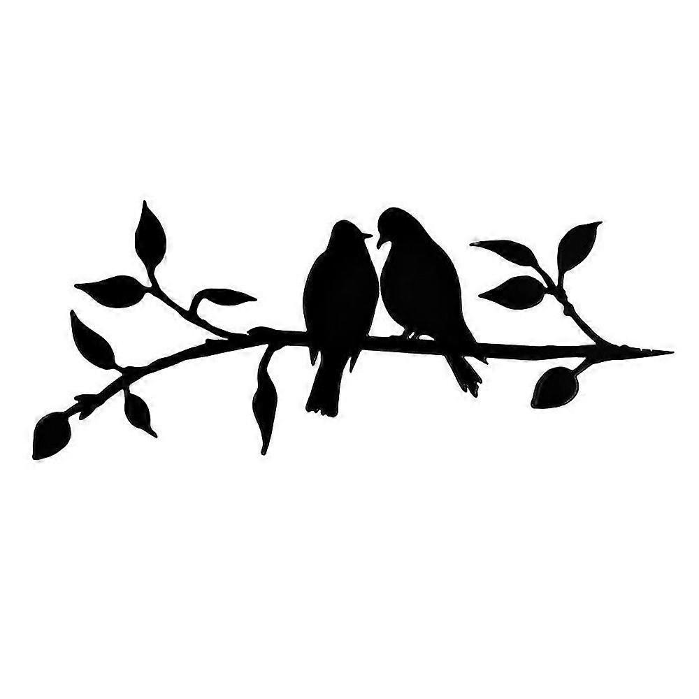 ガーデンデコレーションメタルアイアンラブバードアートオーナメントヤードデコレーション