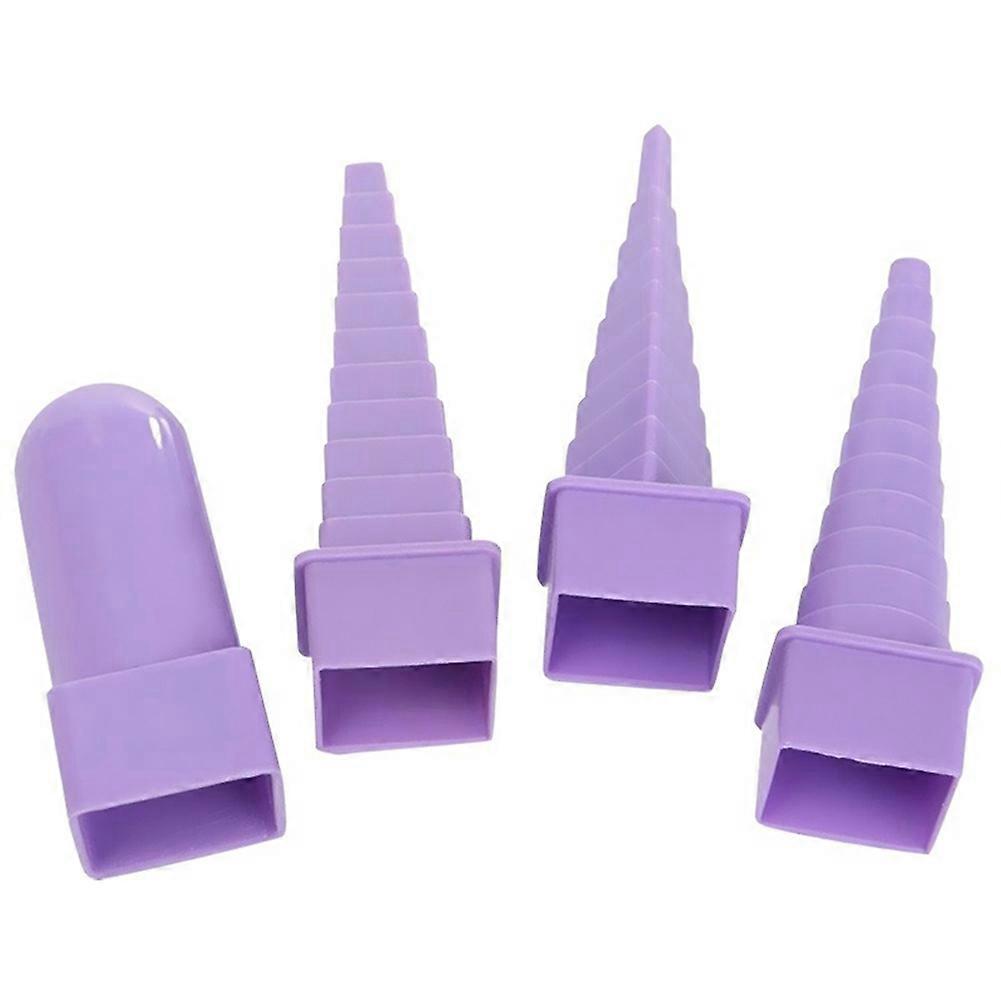 4Pcs/Set Paper Quilling Border Bobbin Plastic Tower DIY Quilled Crafts Tool