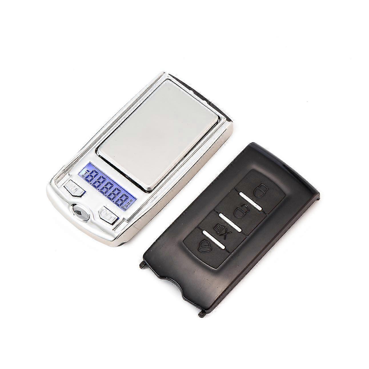 Digital Mini Scale With Lcd Display Tare Function High Sensitivity Car Key Shape Scale