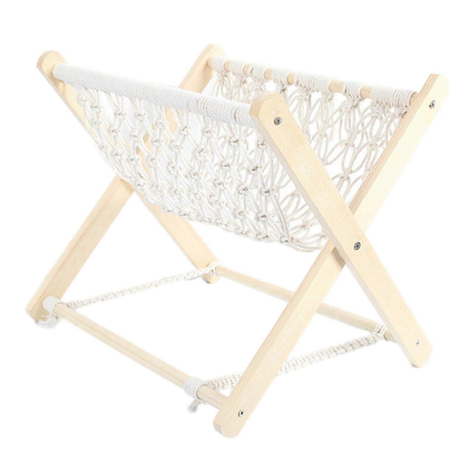 Woden Magazine Rack - Photography Props - Foldable Table Organizer