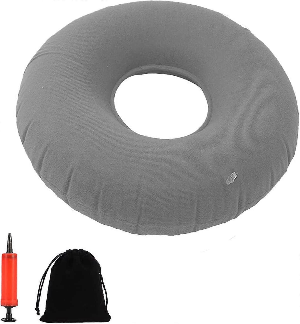 Sædering efter haleben ortopædisk sædehynde hæmorider Oppustelig ringhynde med pumpe Hårdhedsjusterbar