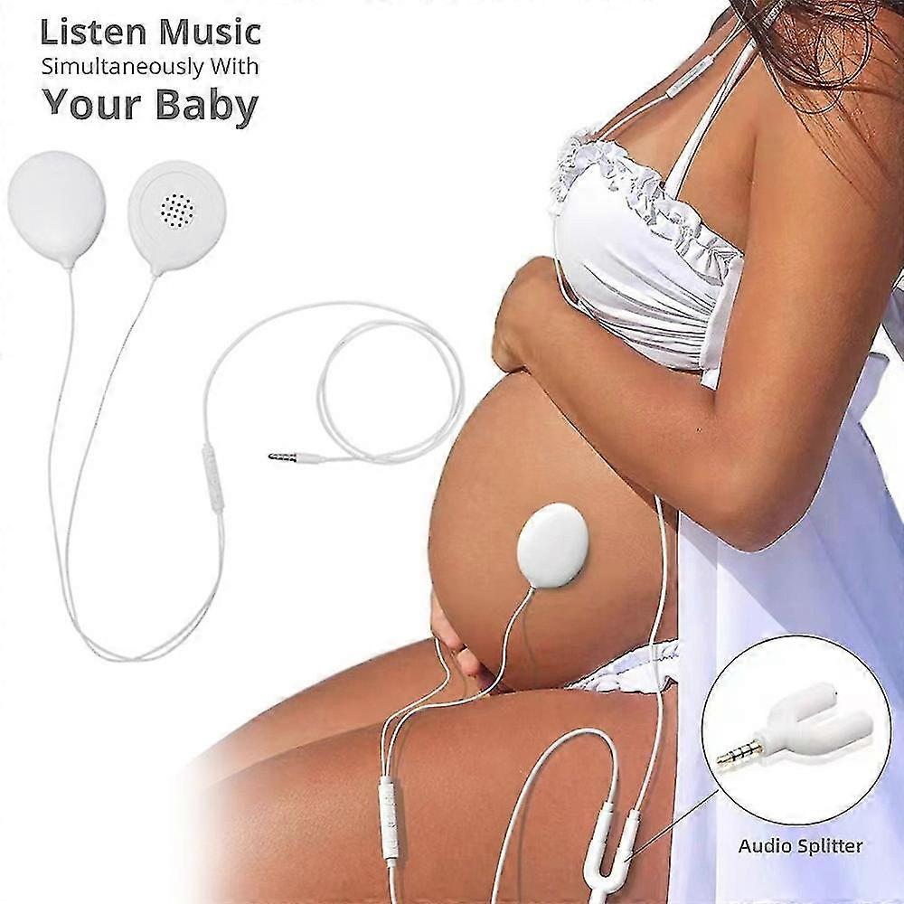 Ακουστικά κοιλιάς για εγκυμοσύνη Baby Bump Headphones Bellybuds Speaker For Play Music To Infant Fetal Inside The Womb
